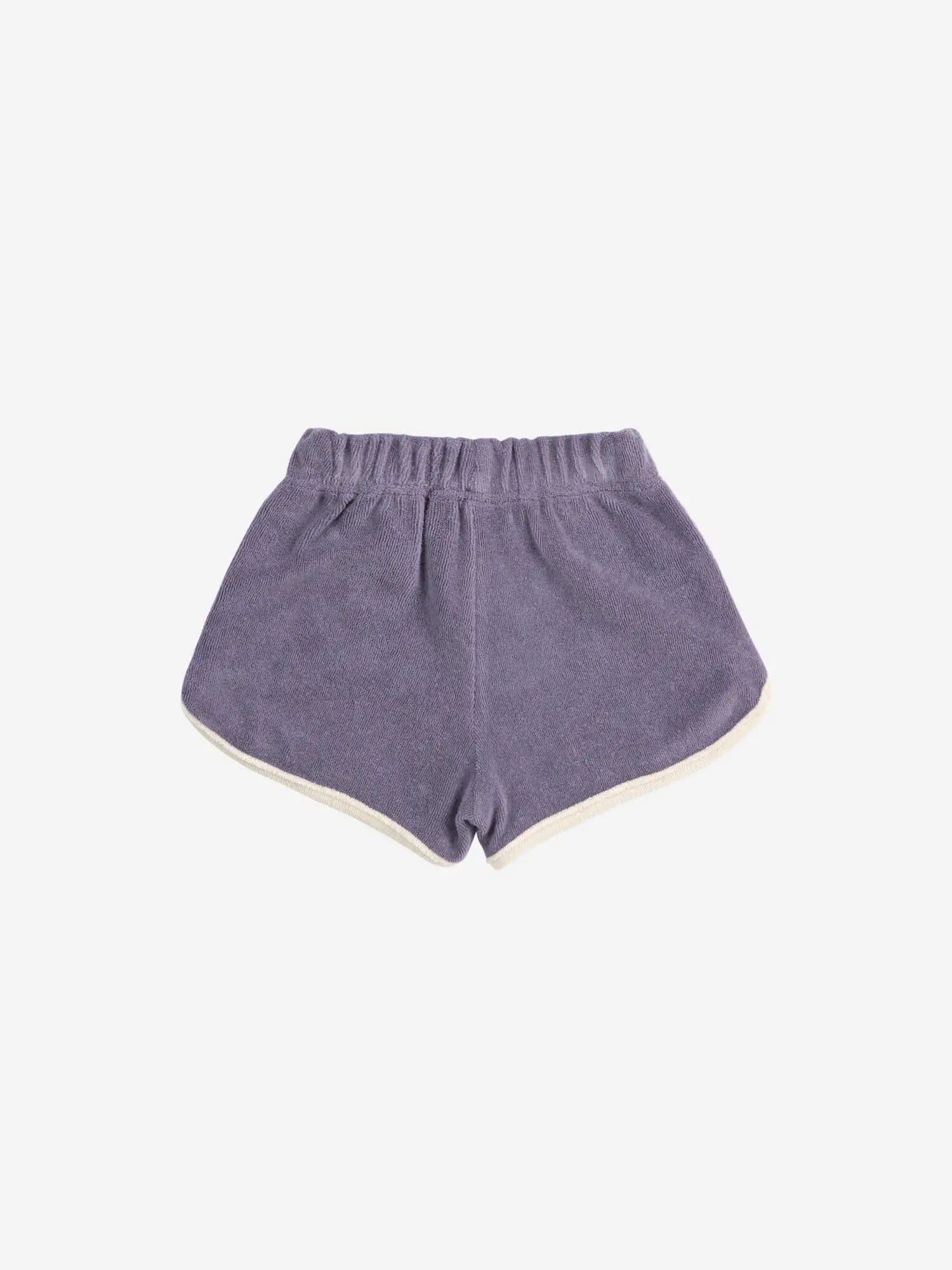 Blue terry cloth shorts