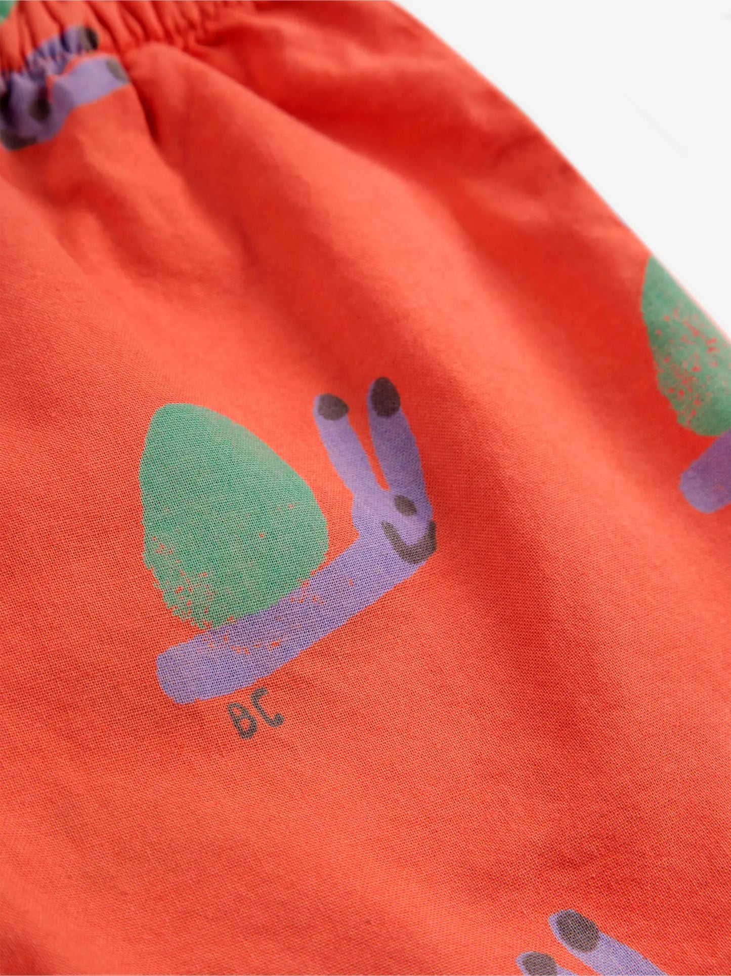 Short en toile all-over Funny Snail