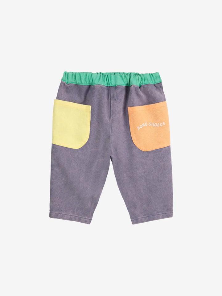 Pantalons teixit Color Block