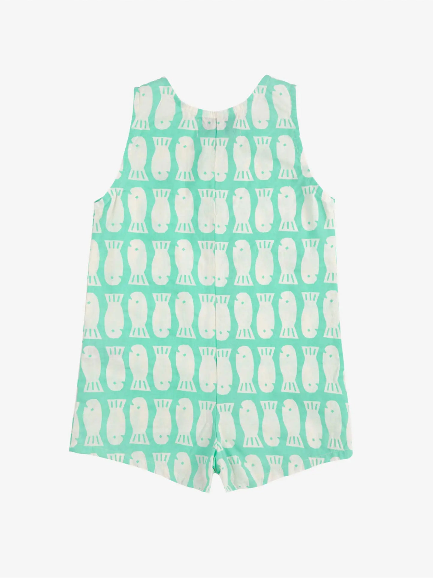 Lucky Fish all over woven playsuit