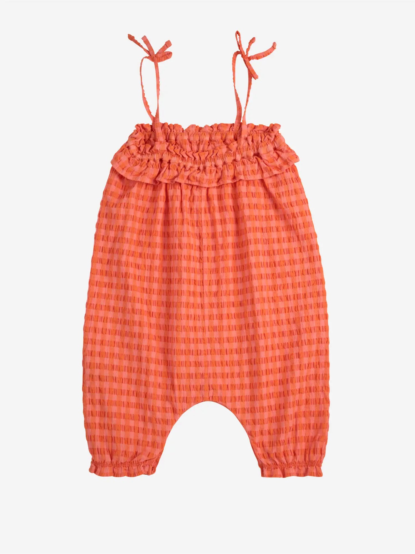 Vichy woven overall