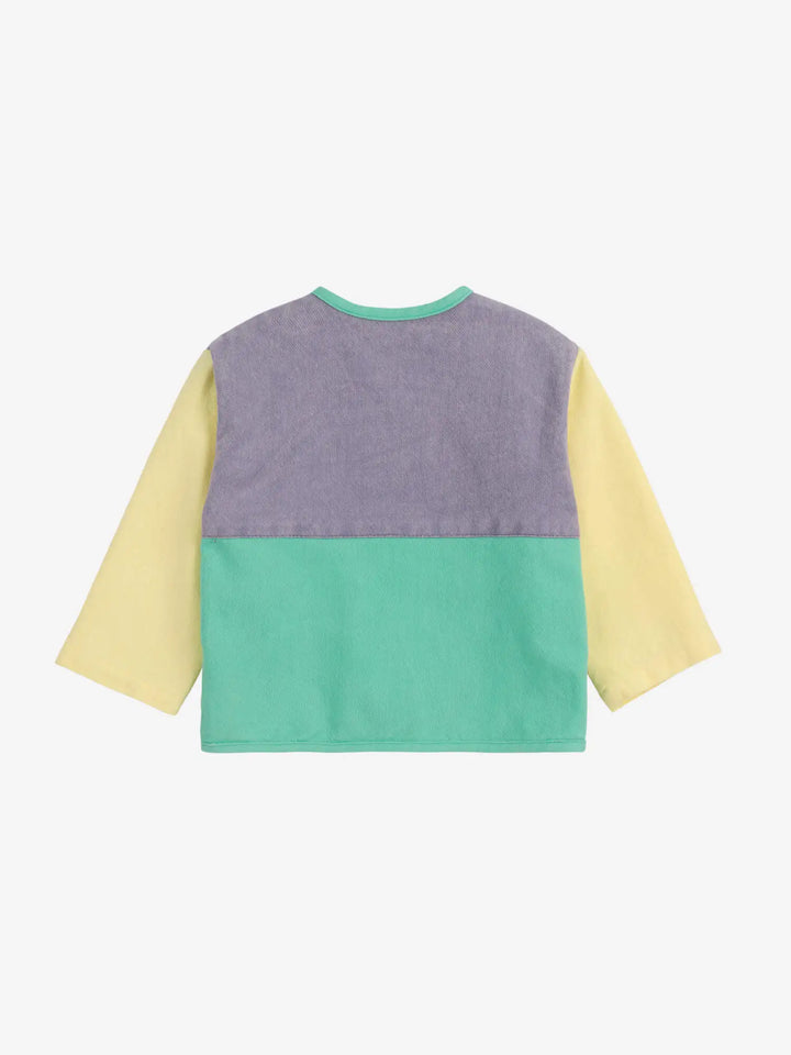 Color block woven jacket
