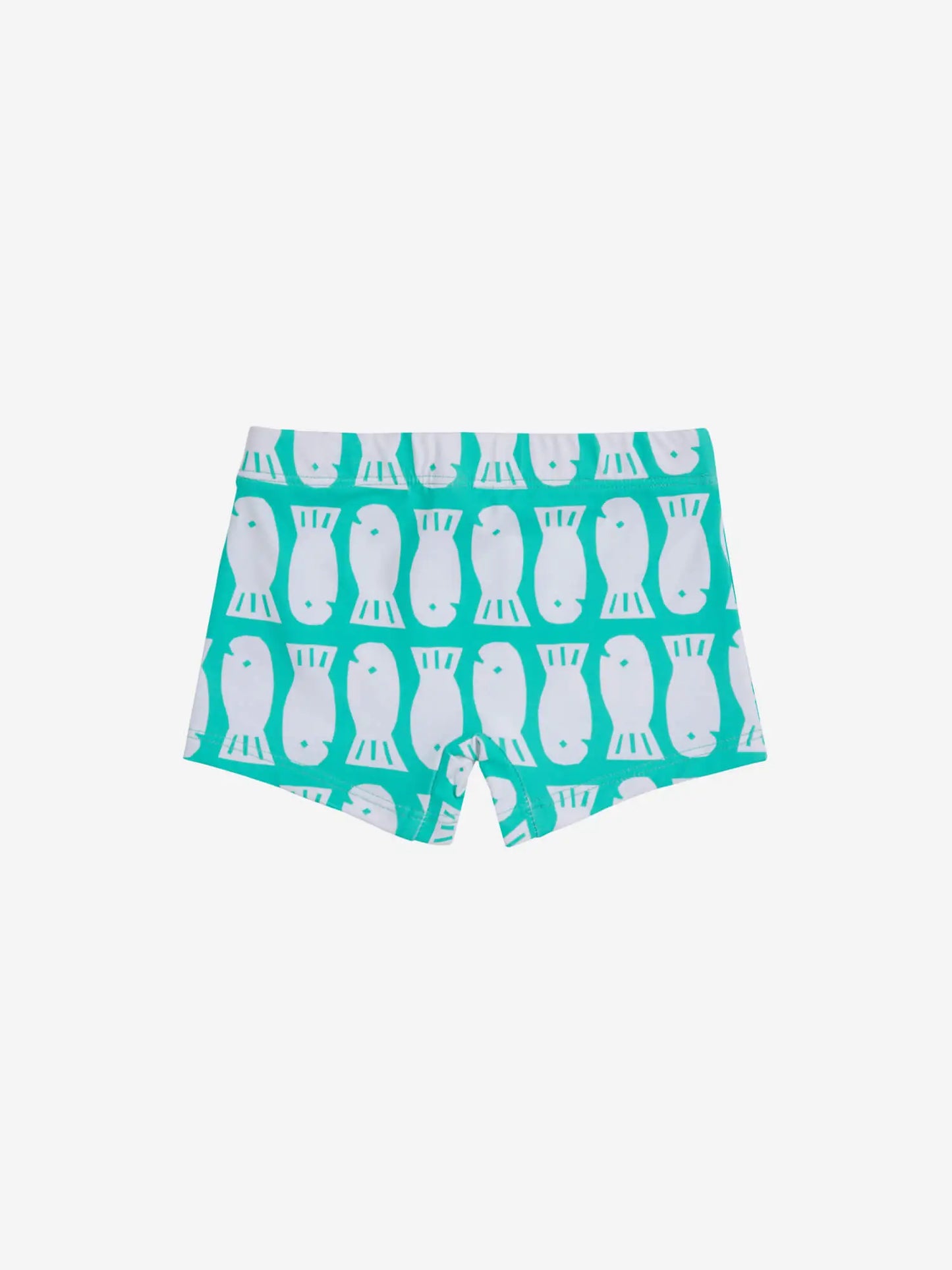 Lucky Fish all over square cut swim shorts