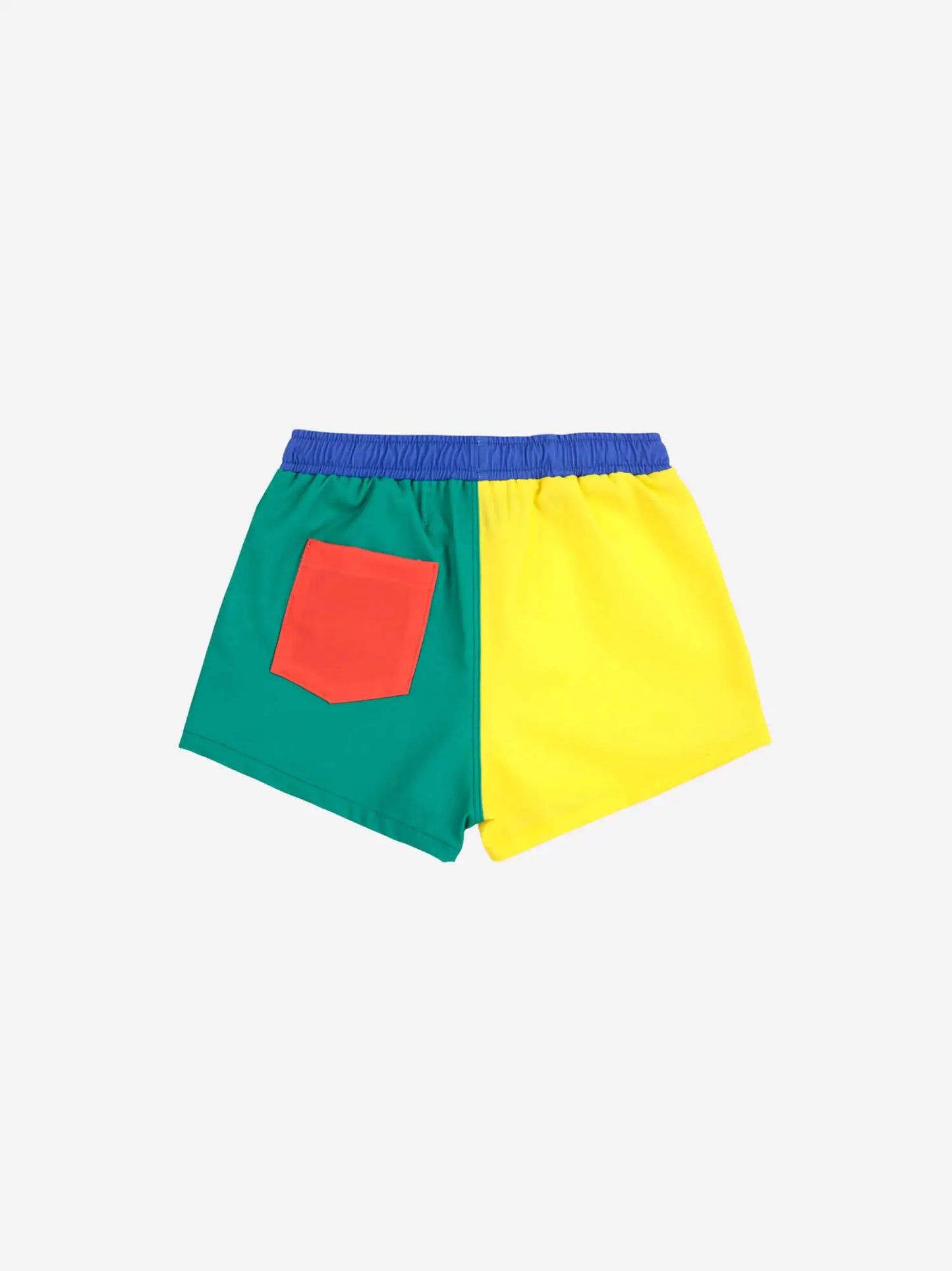 Color block swim trunks