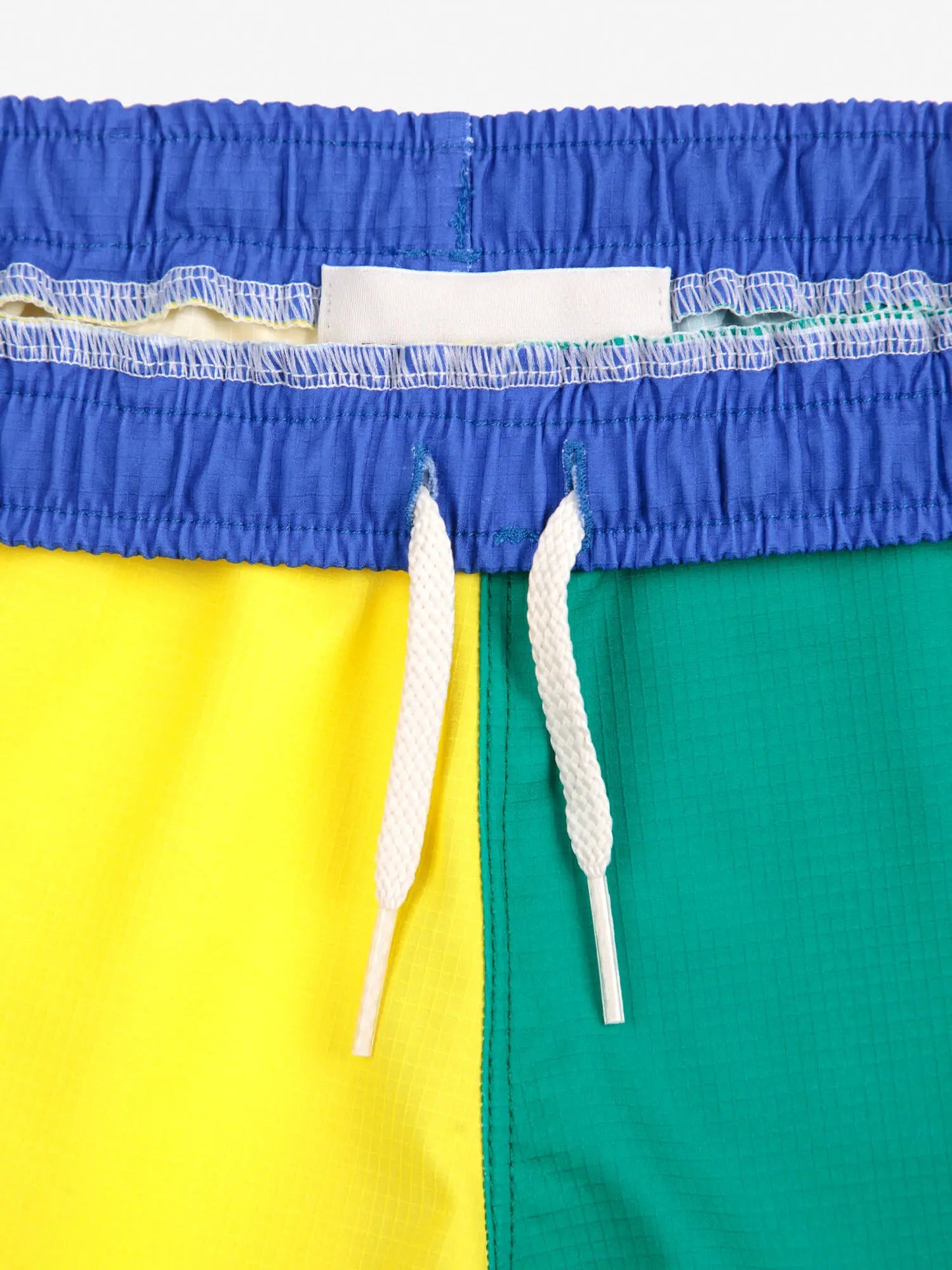 Color block swim trunks