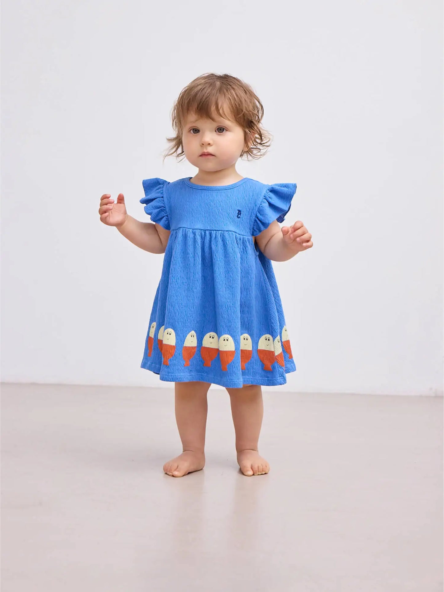 Morning Egg ruffle dress