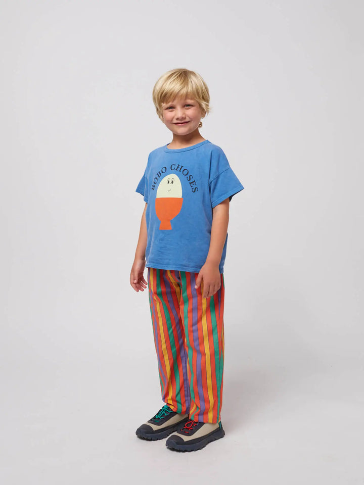 Pantalons teixit Multicolor Stripes