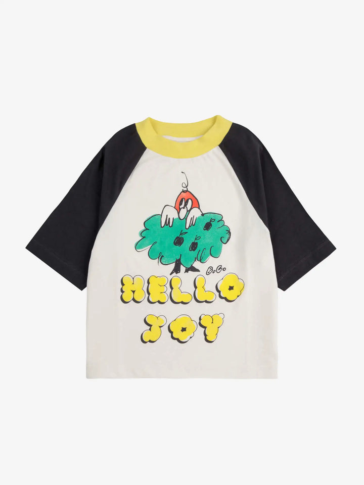 Hello Joy 래글런 슬리브 티셔츠