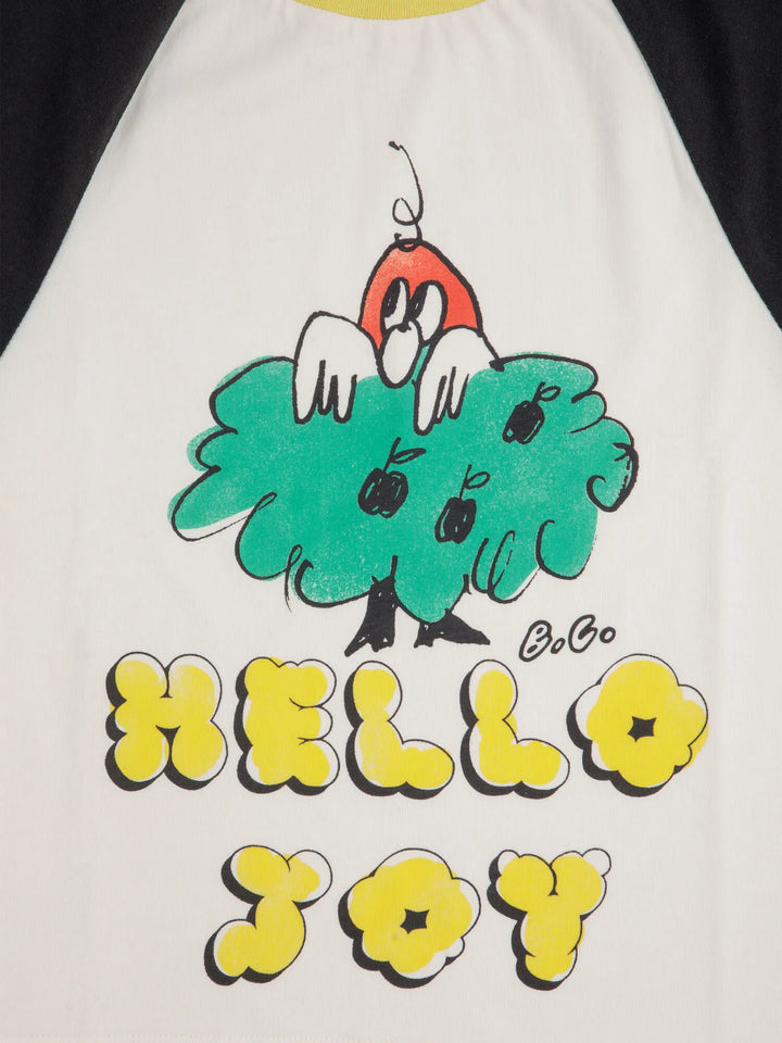 Hello Joy 래글런 슬리브 티셔츠