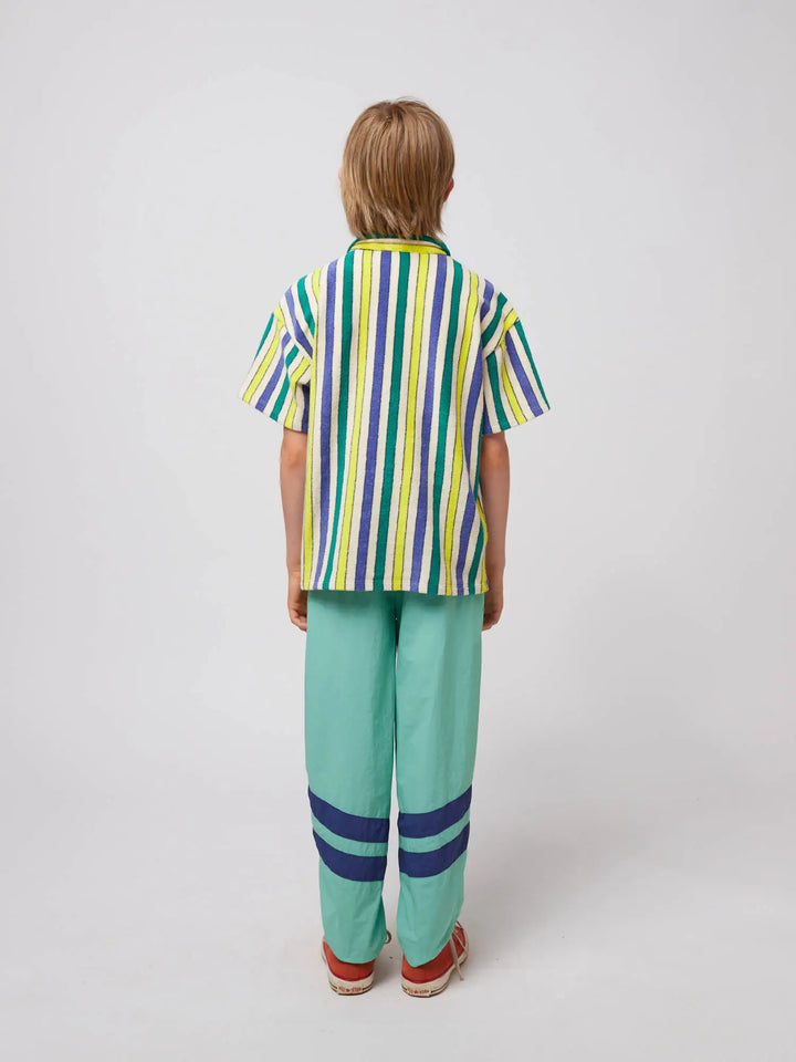 Multicolor Stripes 테리 직물 셔츠