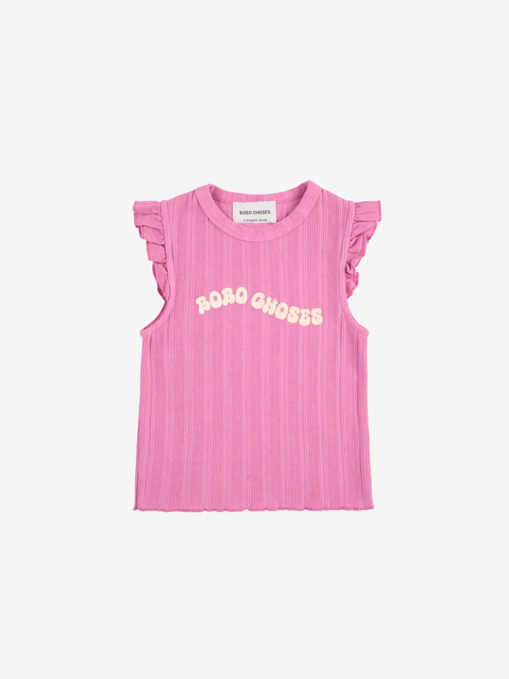 T-Shirt mit Rüschen Wavy Bobo Choses