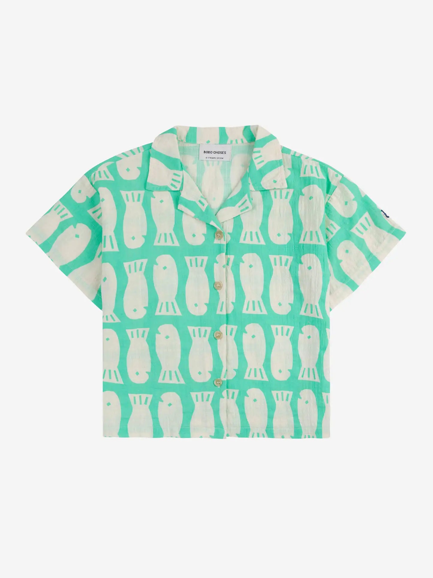 Lucky Fish all over woven shirt