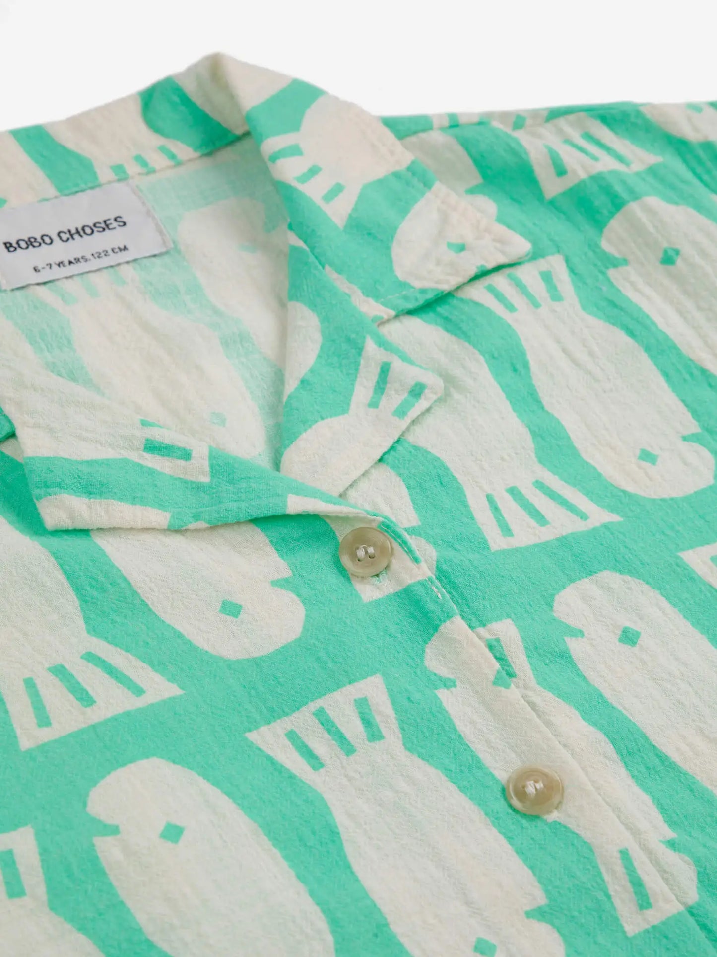 Lucky Fish all over woven shirt