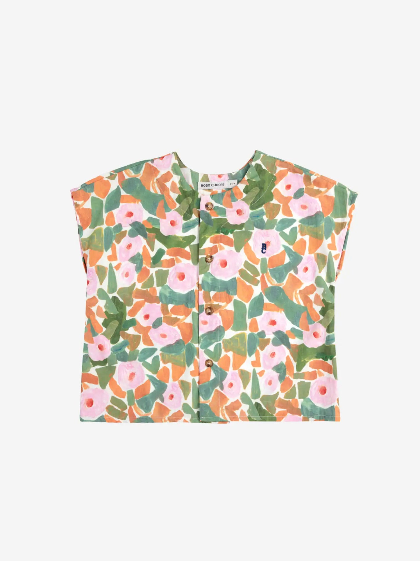 Floral all over woven shirt