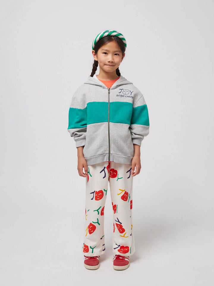 Smiling zipped hoodie