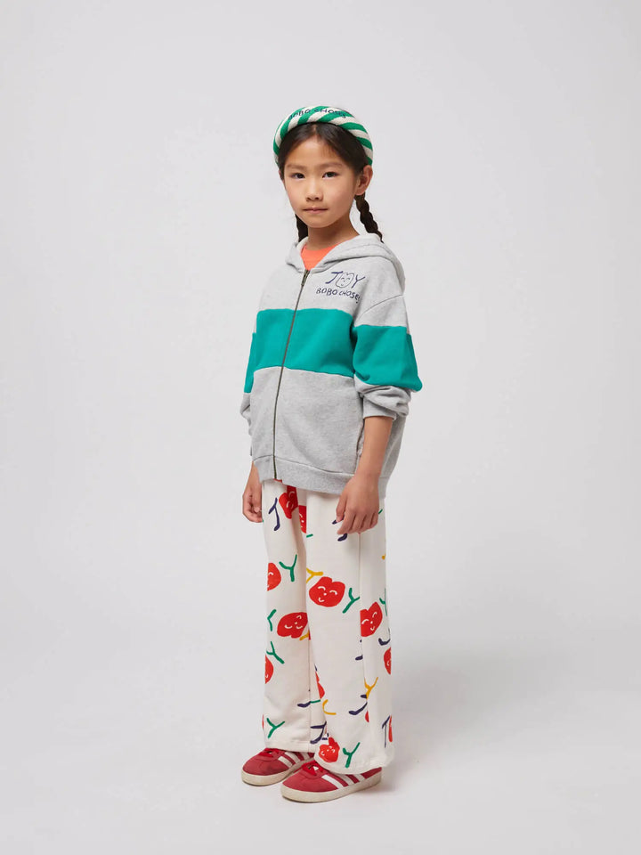 Smiling zipped hoodie