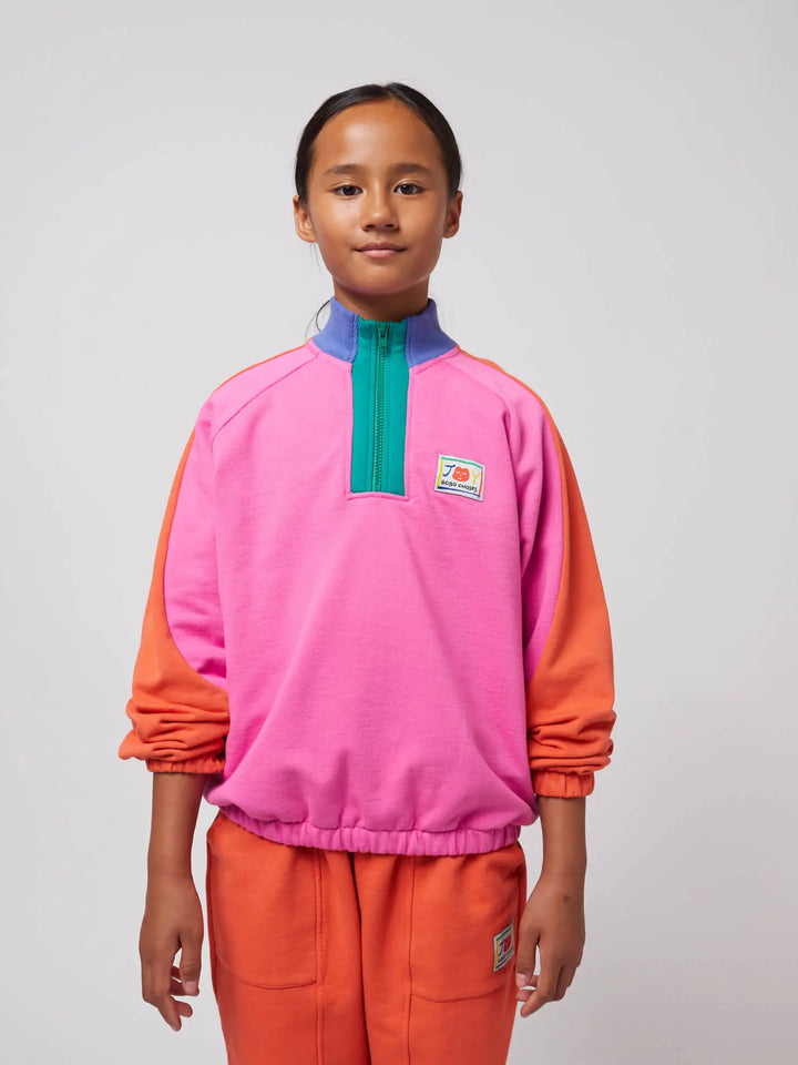 Sudadera Smiling Color Block