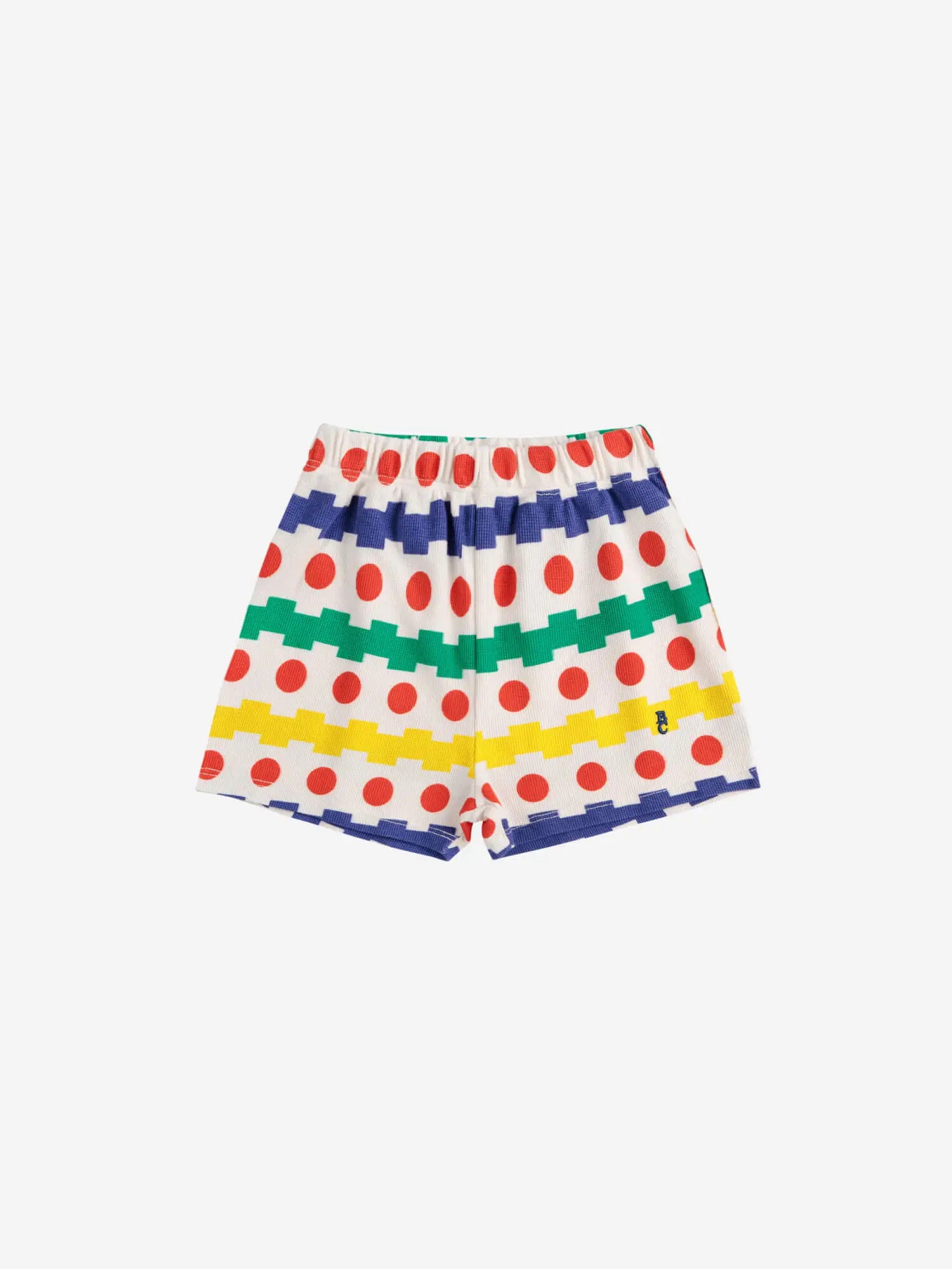 Shorts mit Waffelmuster Geometric Allover