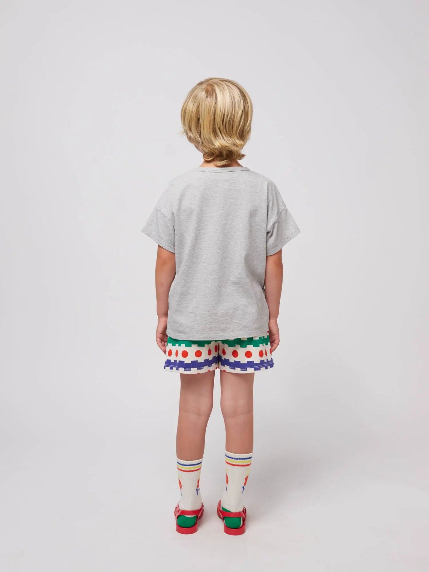 Shorts mit Waffelmuster Geometric Allover