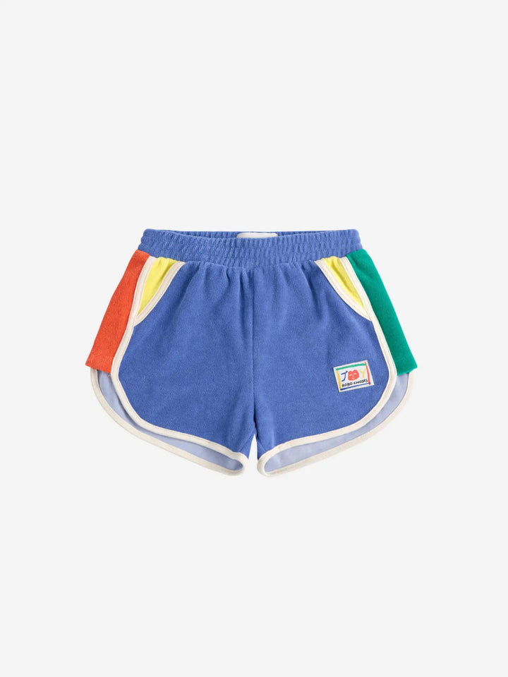 Frottee-Shorts Color Block Smiling