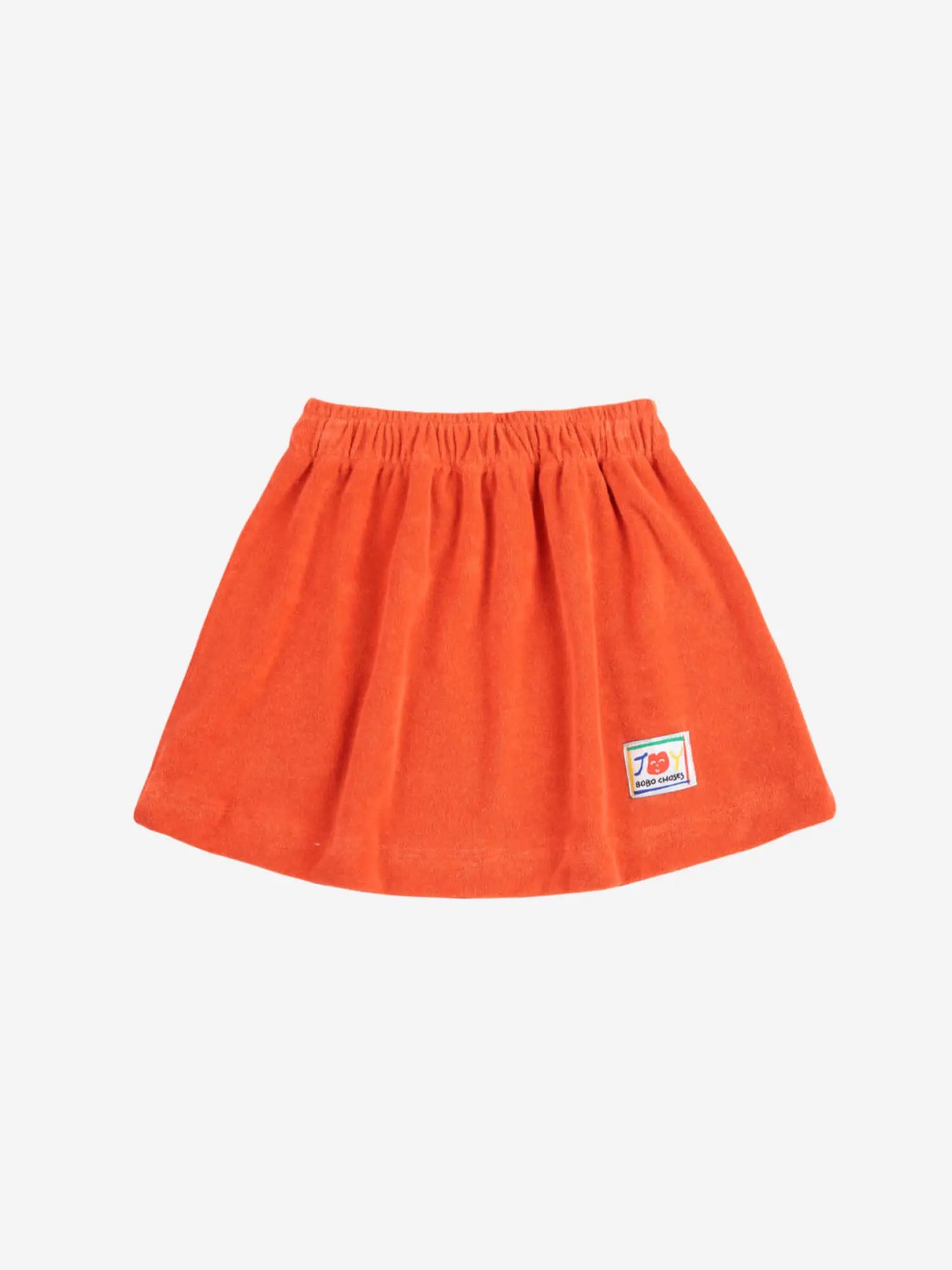 Smiling terry cloth skirt