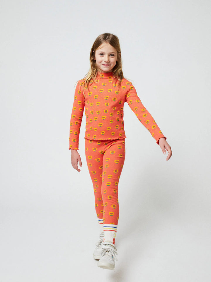 Sunflower all over leggings