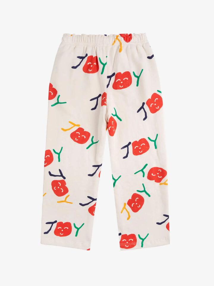 Smiling all over jogging pants