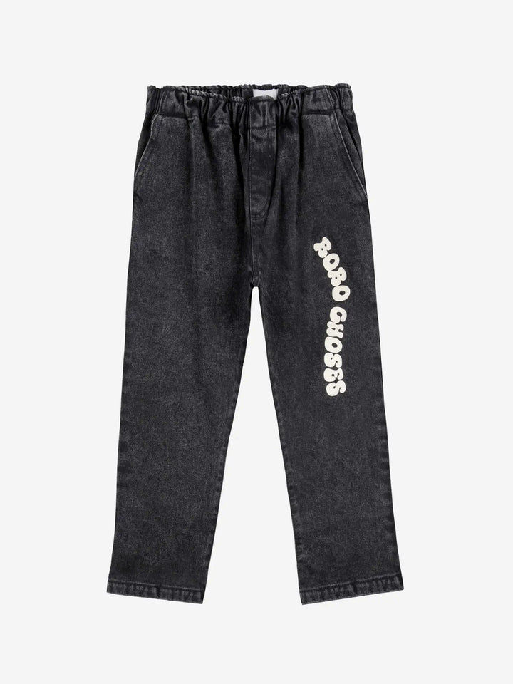 Pantalon en jean noir Wavy Bobo Choses