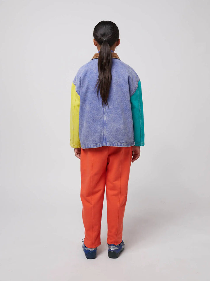 Color block 데님 재킷
