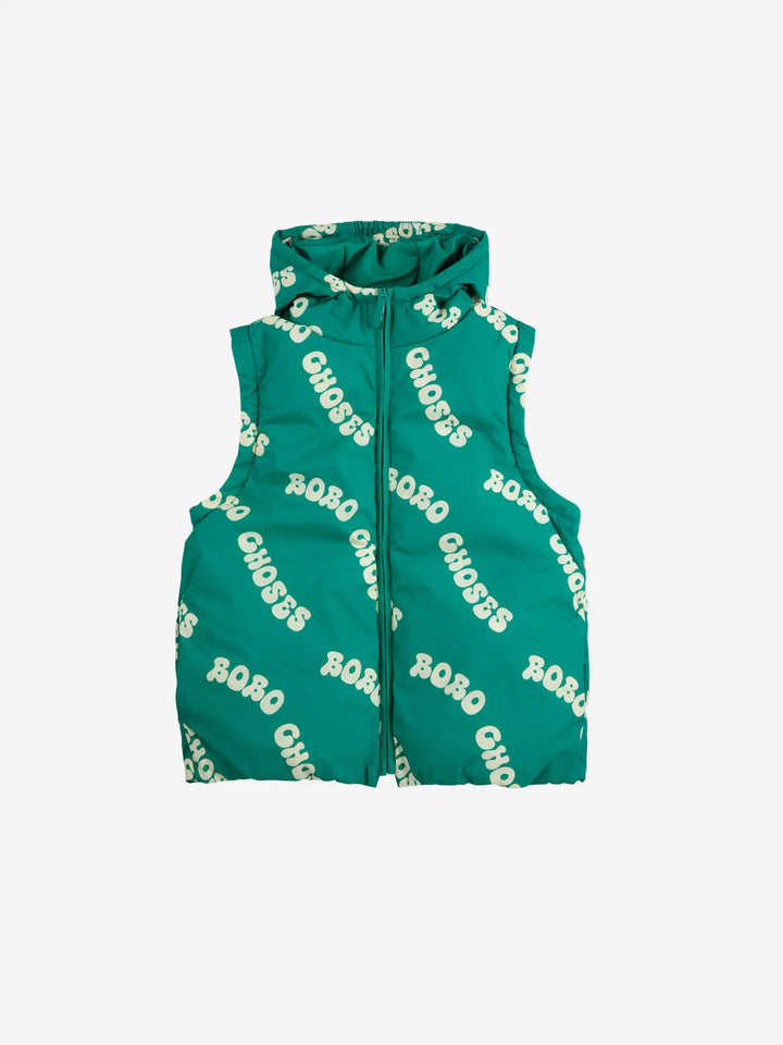 Wavy Bobo Choses all over light padded anorak
