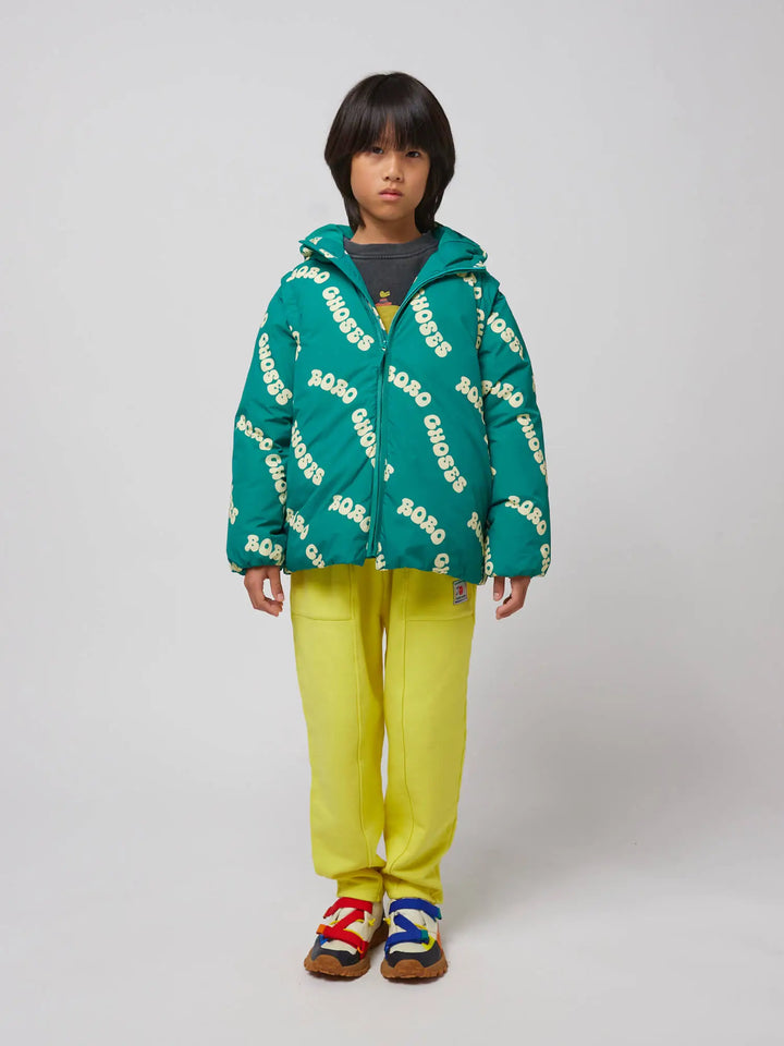 Wavy Bobo Choses all over light padded anorak