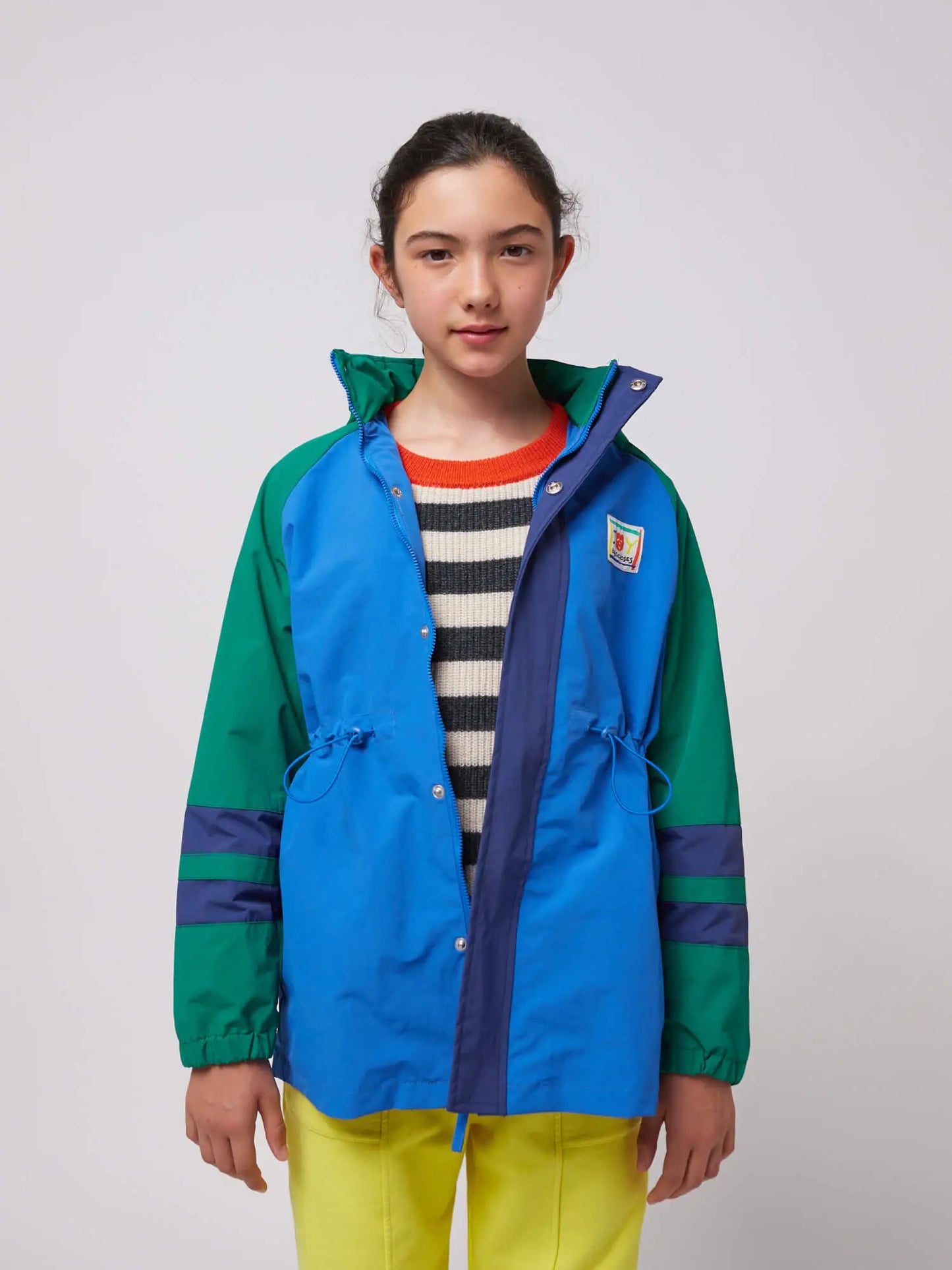 Wavy Bobo Choses color block raincoat