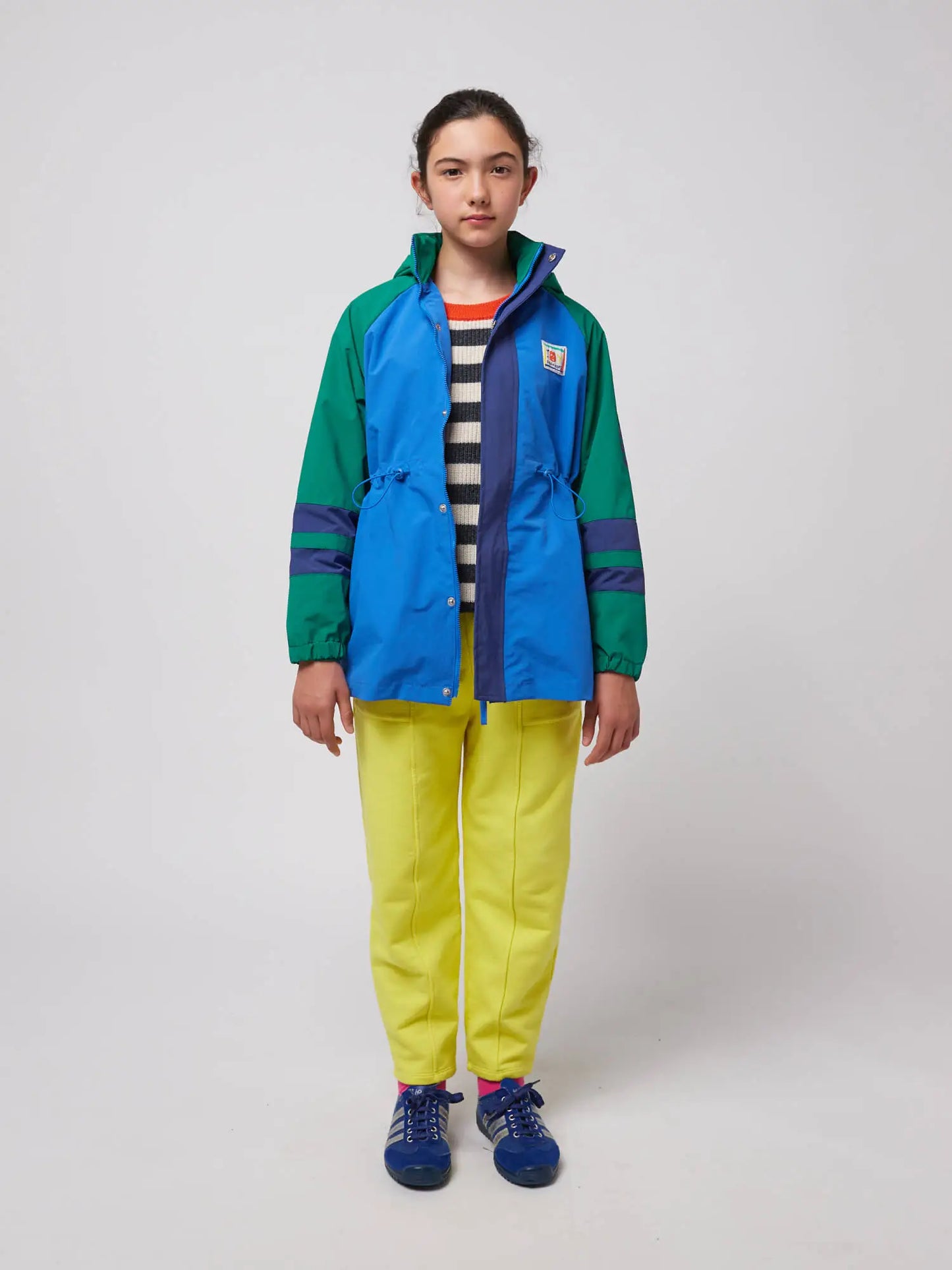 Wavy Bobo Choses color block raincoat