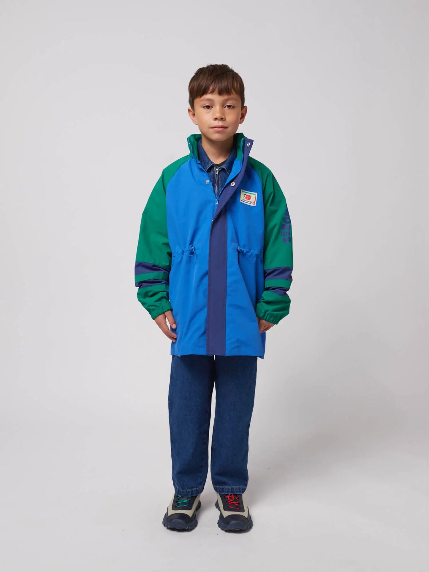 Wavy Bobo Choses color block raincoat