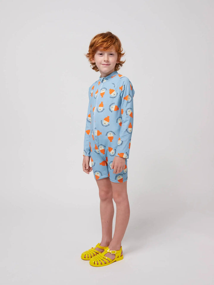 Morning Egg all over swim overall