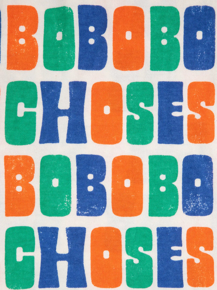 Multicolor Bobo Choses 전체 무늬 티셔츠