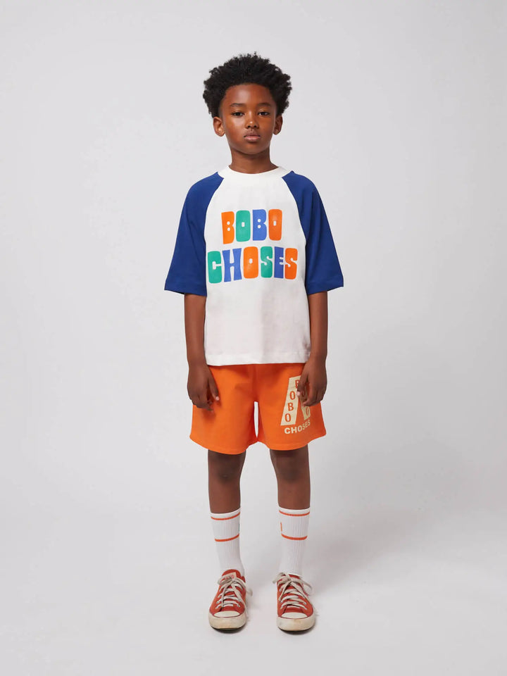 Multicolor Bobo Choses 래글런 티셔츠