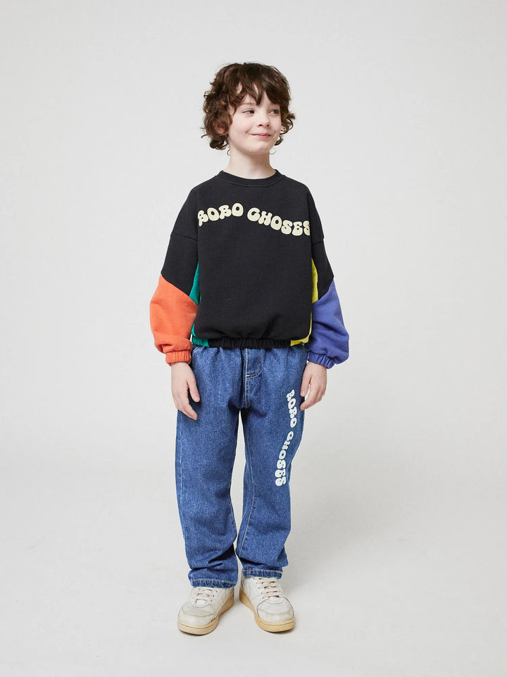 Pantalón vaquero azul medio Wavy Bobo Choses