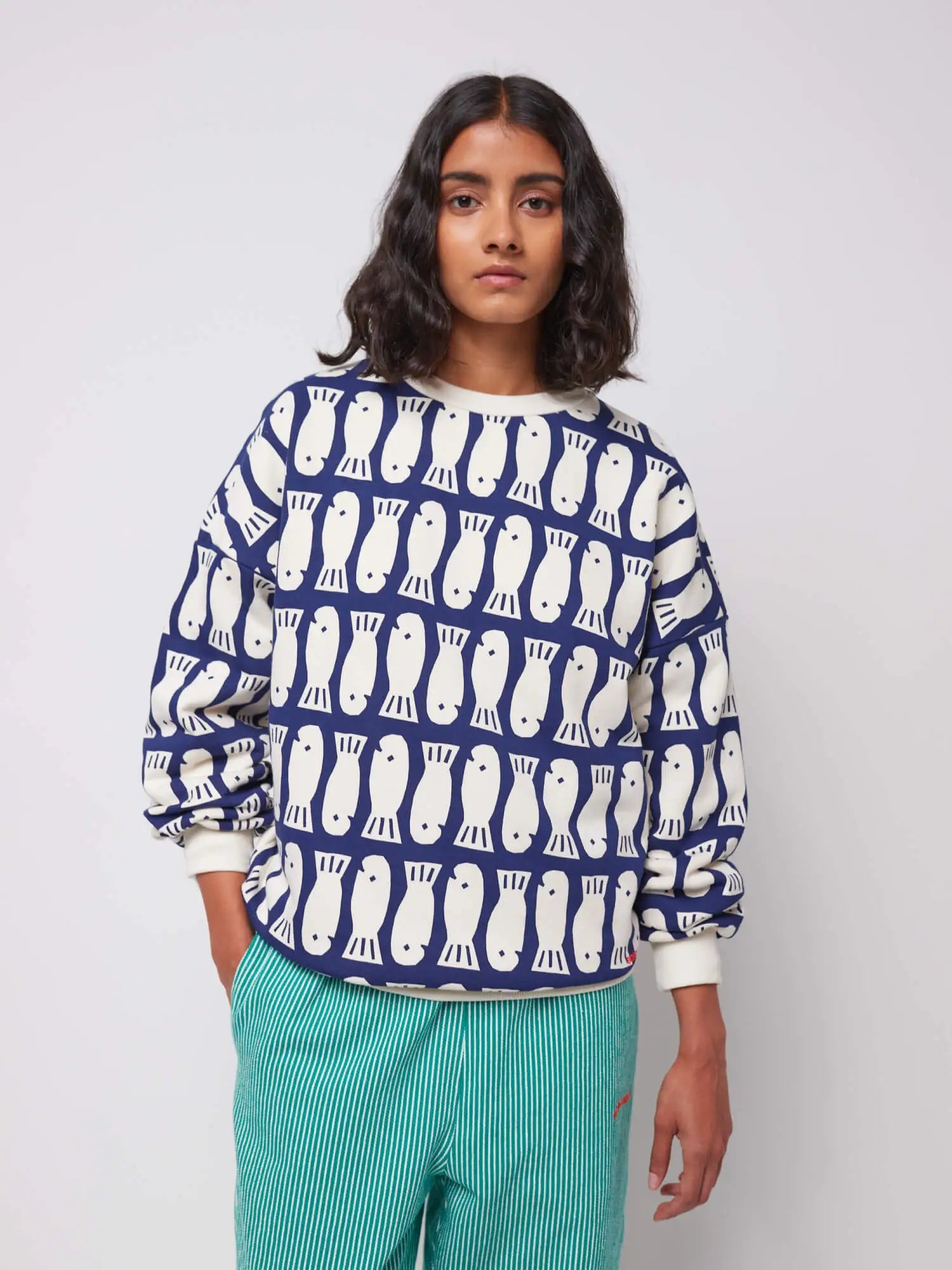 Bobo choses Lucky Fish relaxed sweatshirt