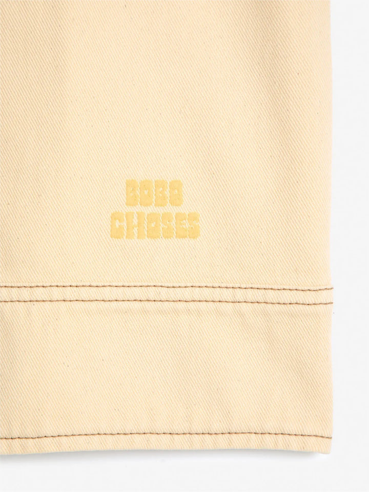 Logo embroidery twill top