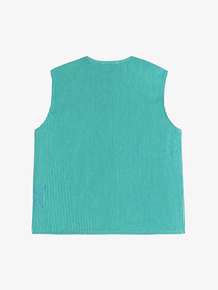 Luchy fish embroidery shirt