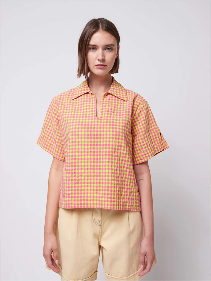 Camisa holgada Vichy