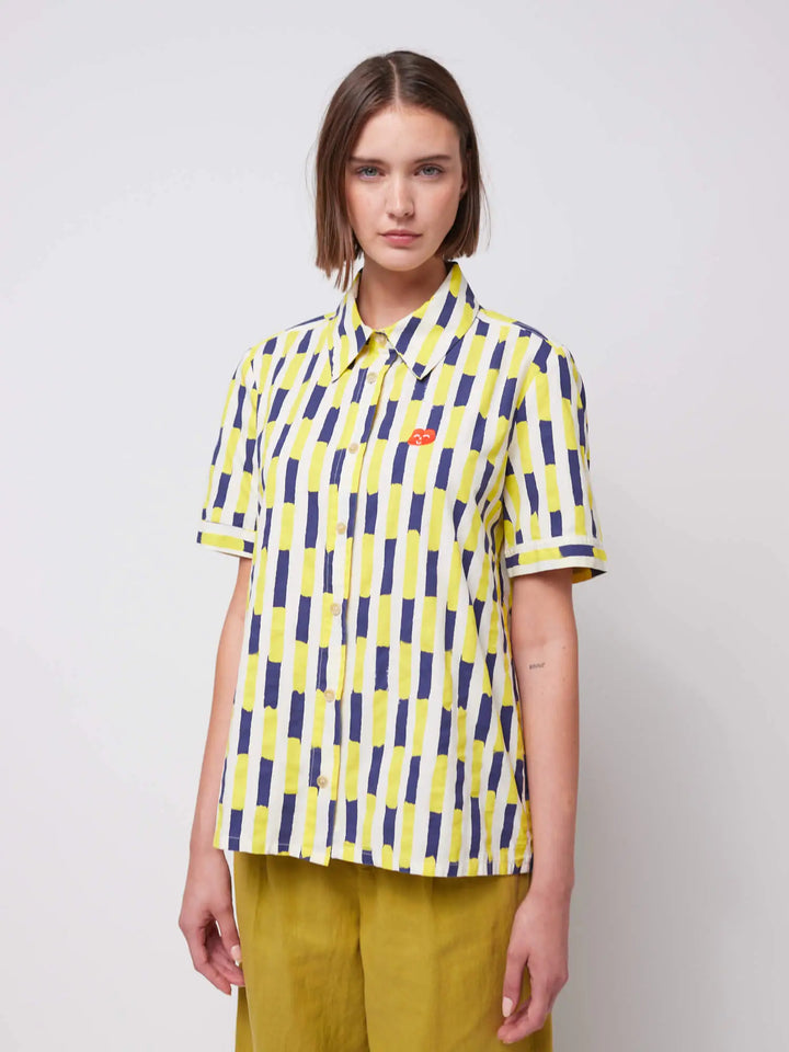 Chemise ajustée print Brush Strokes