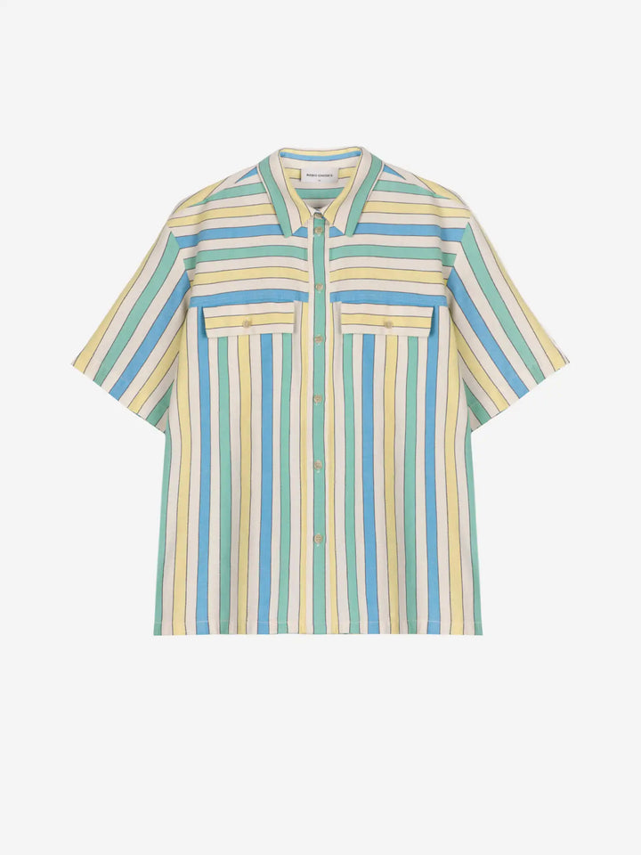 Multicolor stripes relaxed shirt
