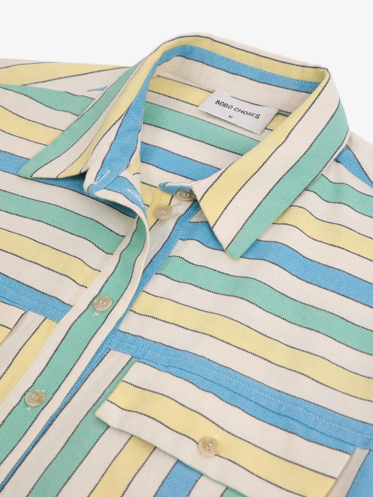 Multicolor stripes relaxed shirt