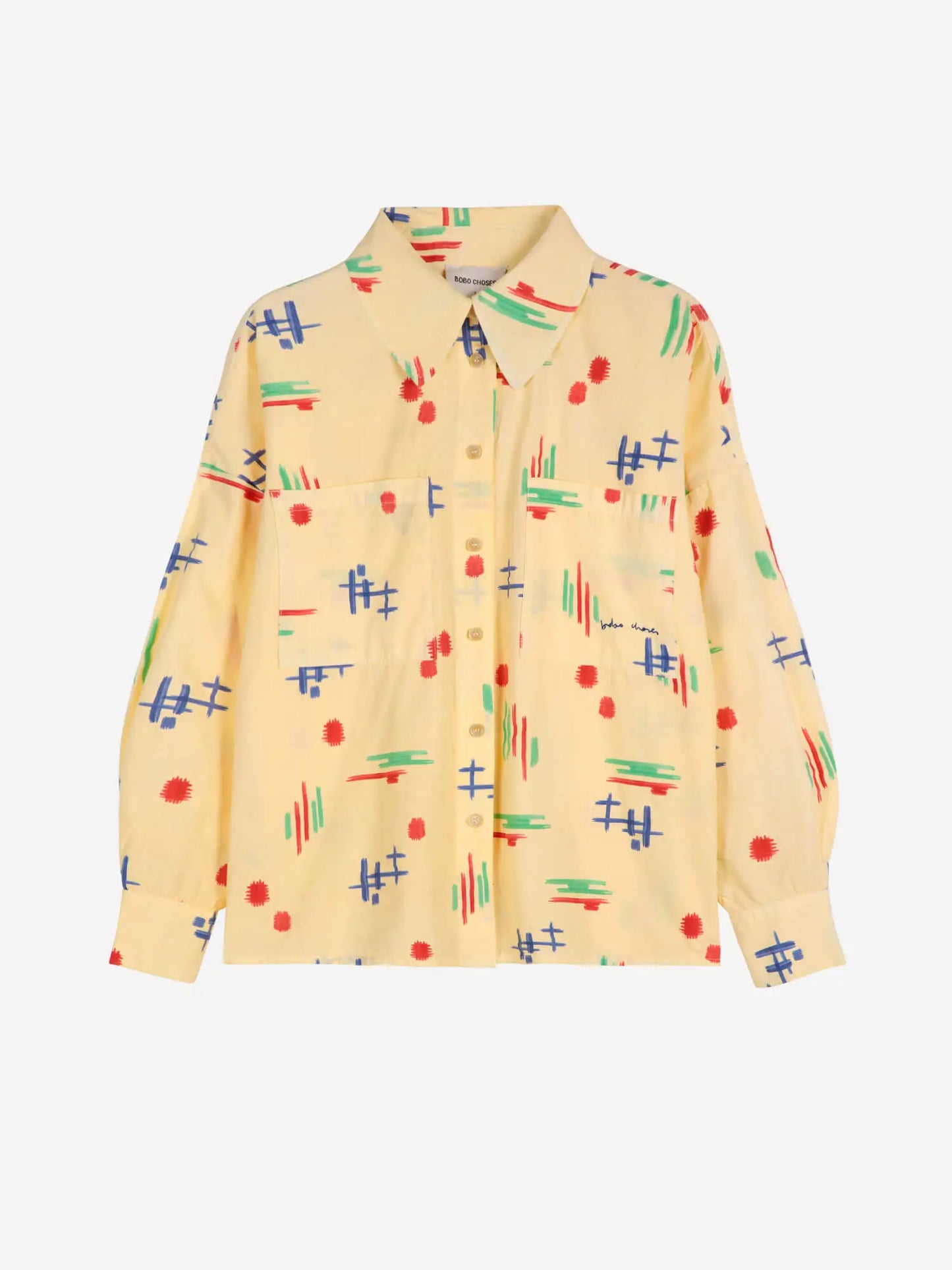 Multicolor print relaxed shirt