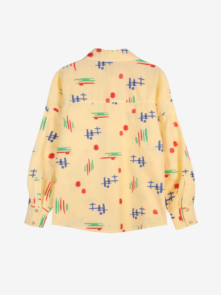 Multicolor print relaxed shirt