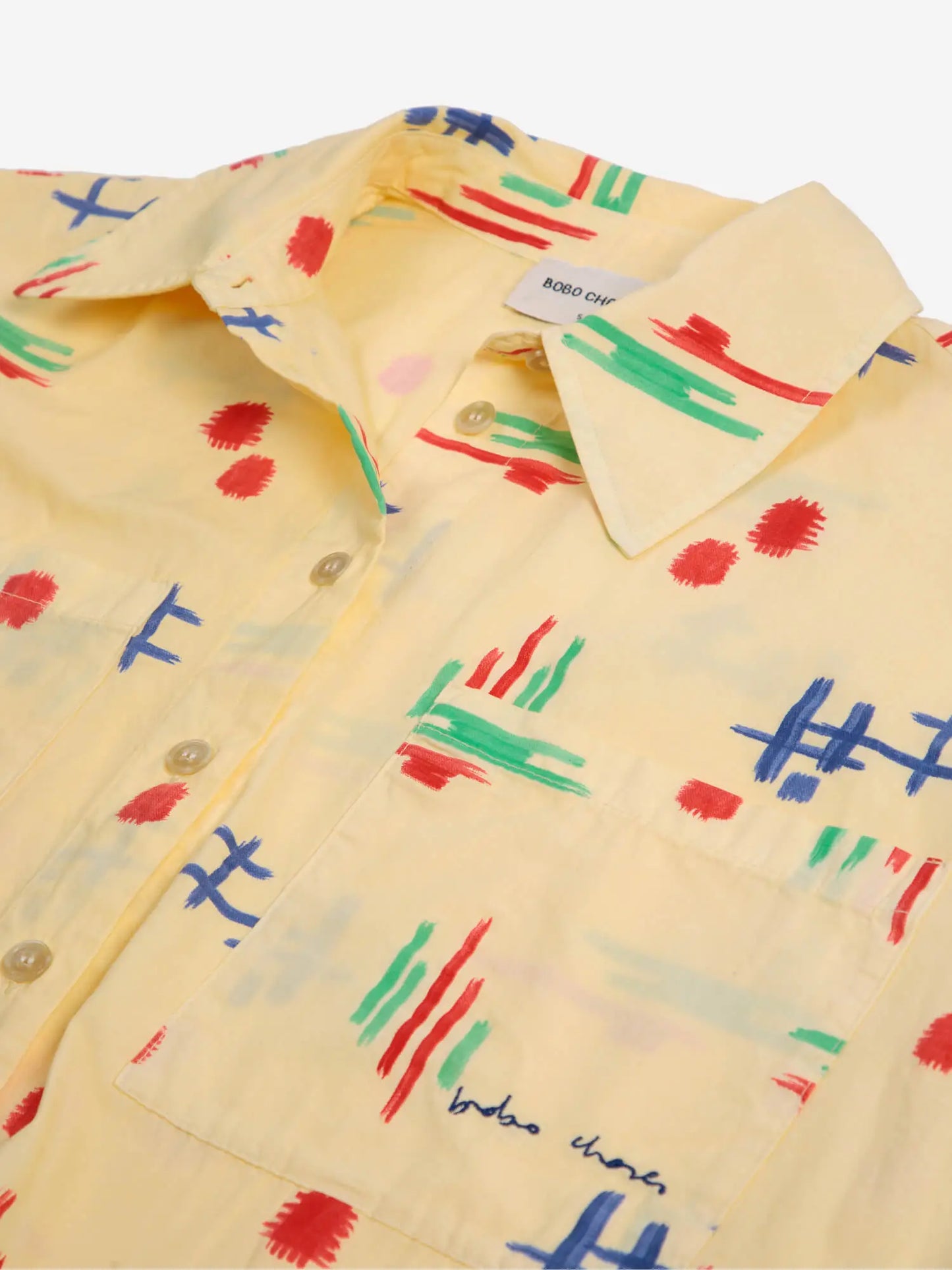 Multicolor print relaxed shirt