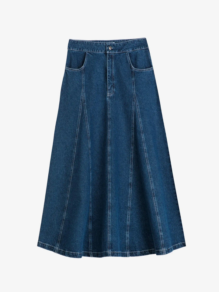 Ausgestellter Jeansrock