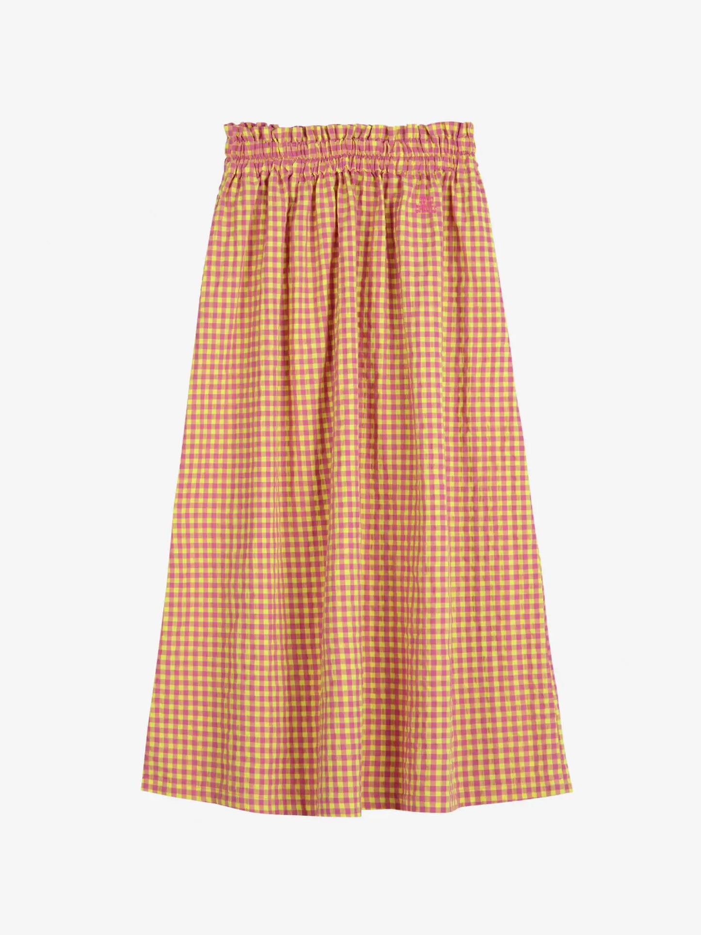 Vichy evasé skirt